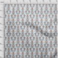 thumbnail image 3 of oneOone Polyester Lycra Fabric Paisley Ikat Decor Fabric Printed BTY 56 Inch Wide, 3 of 4