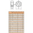 thumbnail image 3 of 20Pcs M5 Thread Pitch 0.8mm Left Hand Thread Hex Nut 304 Stainless Steel M5 Left - 20Pack M5 Left - 20Pack, 3 of 3