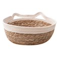 thumbnail image 1 of Hand-woven Cat Bed Basket, Cat Scratching Baskets, Handmade, Wear-Resistant, Cat white M, 1 of 9
