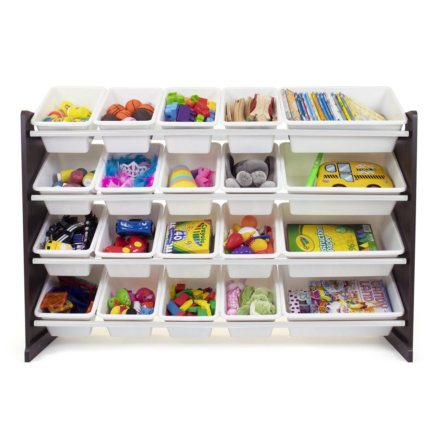 Humble Crew Extra Large Toy Storage Organizer with 20 Storage Bins