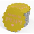thumbnail image 4 of Inkdotpot 50 Pack Ready To Pop Baby Shower Favor Paper Tags Craft Real Rose Gold Foil Hang Tags, 4 of 6