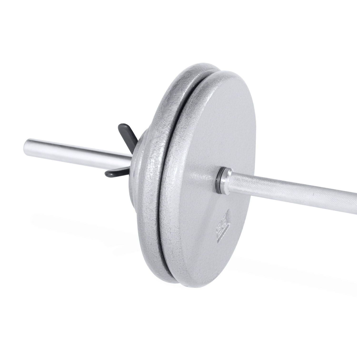 CAP Barbell Standard 1-Inch Cast Iron Weight Plate, 25 lb, Single, Grey