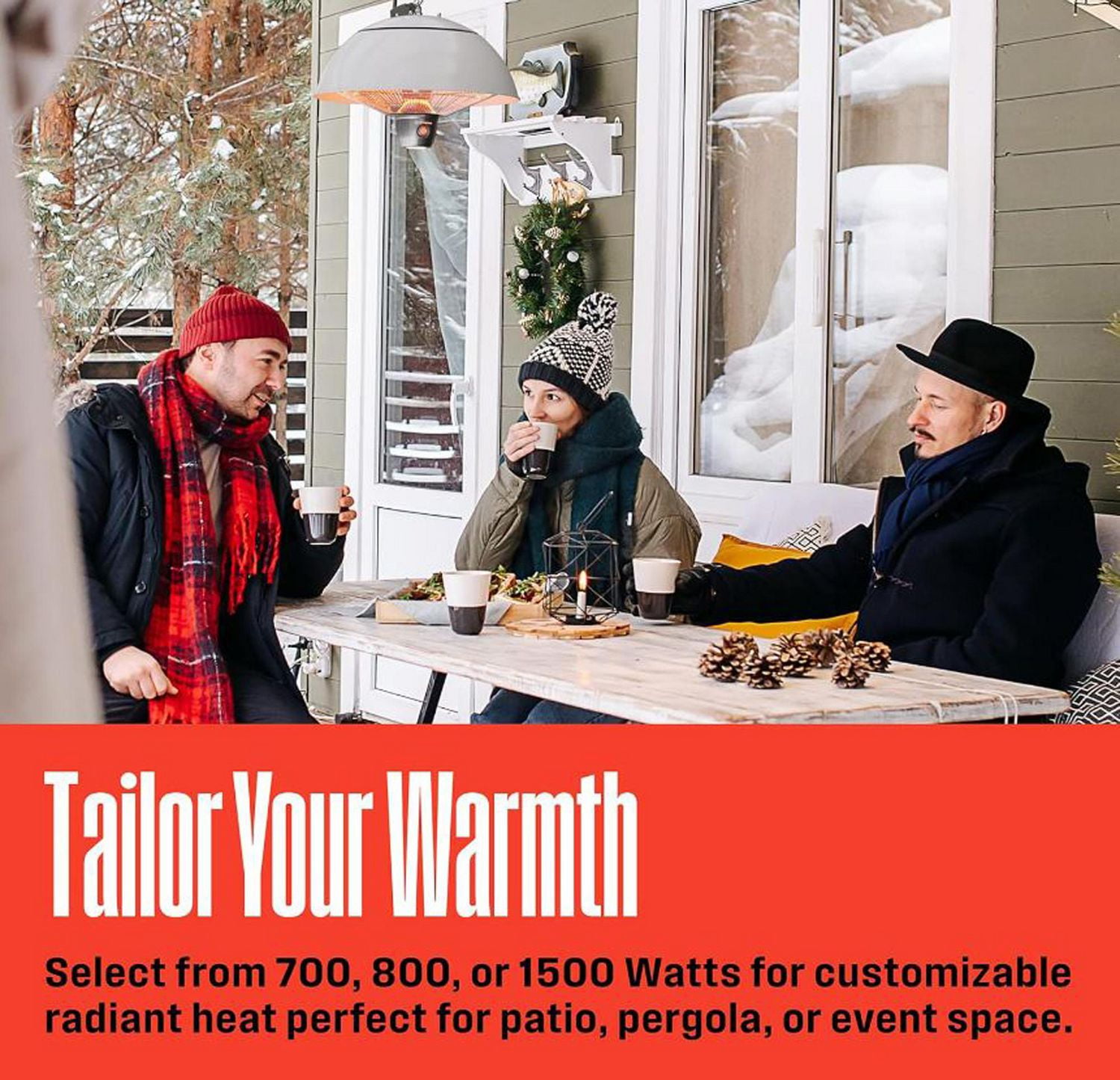 Westinghouse Infrared Electric Outdoor Heater - Hanging