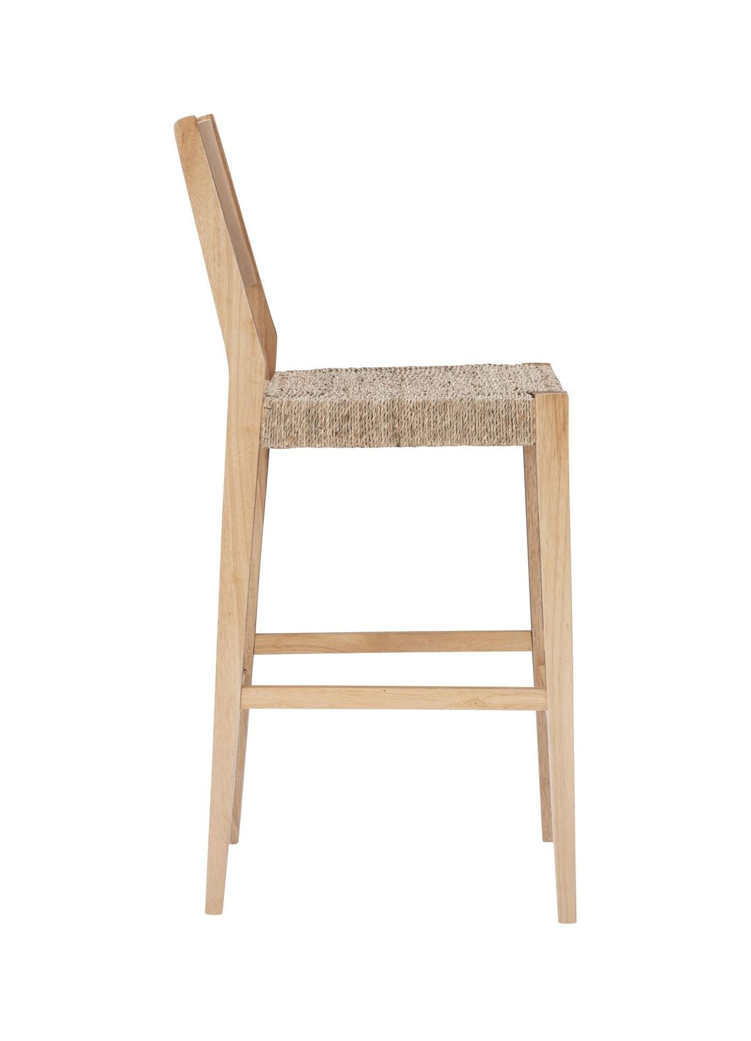 Tabouret de bar Parisi, Naturel (Lot de 2)