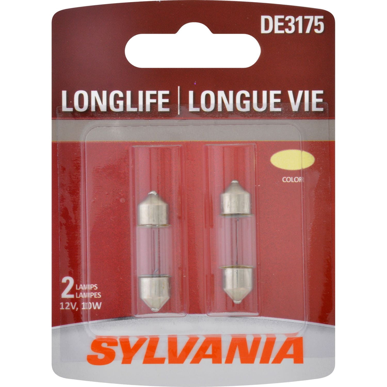 Mini lampes à longue durée DE3175 de SYLVANIA
