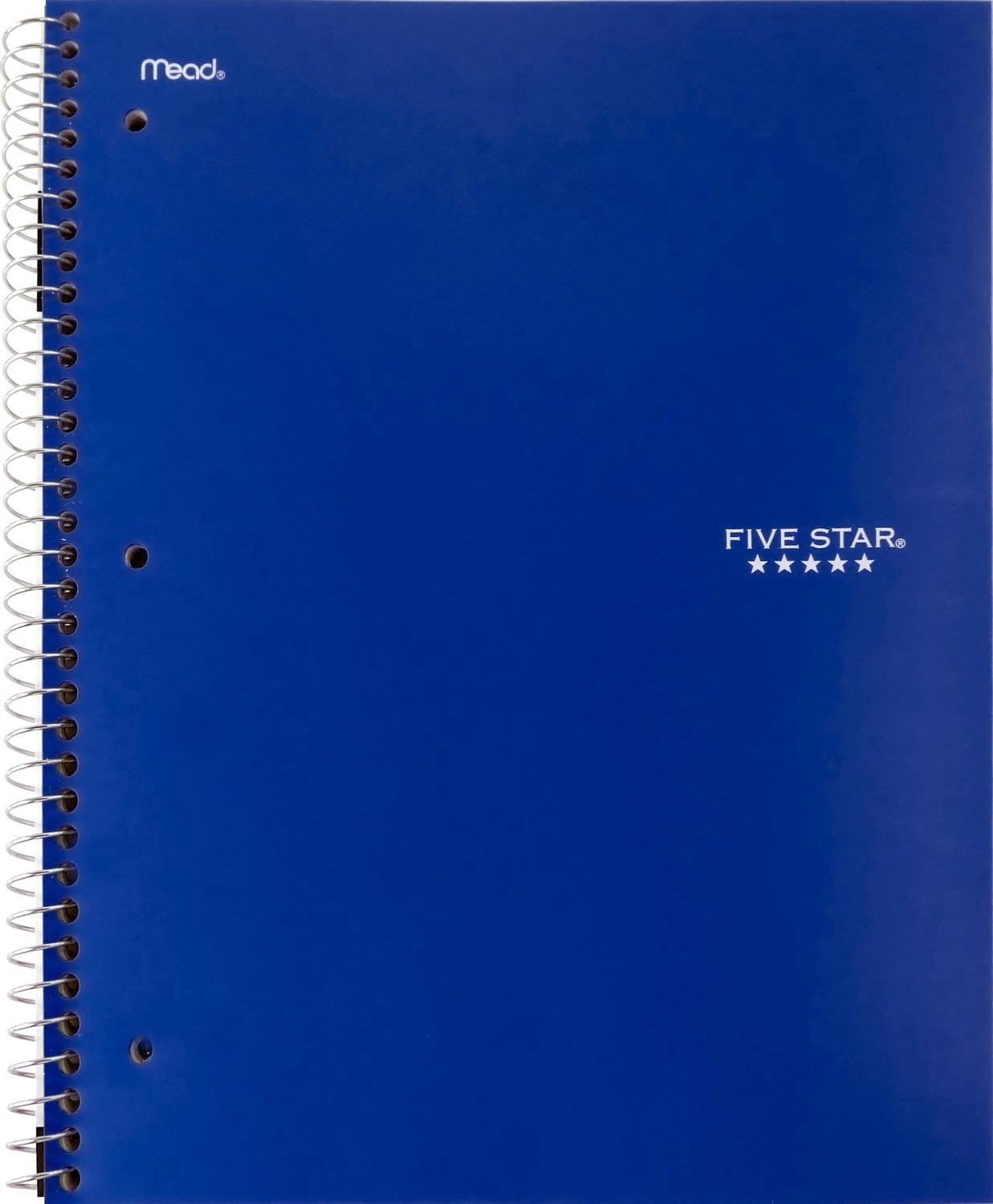 Five Star® 3 Subject Blue Notebook