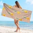 thumbnail image 1 of Boho Microfiber Beach Towel Sand Free,Quick Dry Absorbent Soft Pool Swim Travel Towels,Blue Stripe Oversized Beach Accessories Packable Essentials Stuff Gifts for Adult,Lounge Chair Cover 27x59", 1 of 9