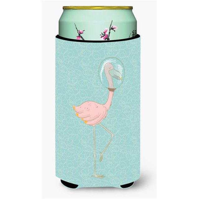 Flamingo Underwater Tall Boy Beverage Insulator Hugger