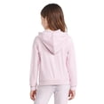 thumbnail image 2 of George Girls' Velour Full Zip Hoodie, 2 of 6