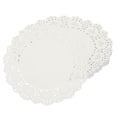 thumbnail image 1 of 140 Napperons en Papier, Napperons Ronds en Dentelle de 8,3 Pouces Napperons en Papier Jetables Blancs, 1 of 7