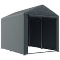 thumbnail image 1 of Outsunny Tente de Rangement, Remise Extérieure Portable avec Grande Porte, Gris Foncé, 1 of 10