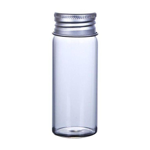 Petite Bouteille Scellée avec Couvercle Portable Anti-Fuite en Verre B4E3 Bouteille Scellée