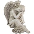 thumbnail image 3 of Northlight 17" Gray Resting Angel Outdoor Garden Statue, 3 of 6