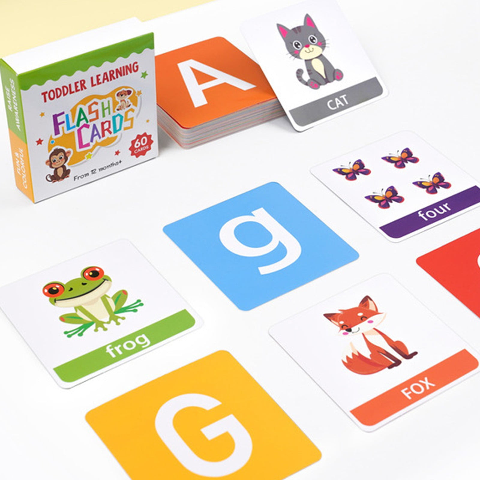 Early Education Toys Toddlers Learning Card Set for Brain