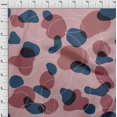 thumbnail image 4 of oneOone Georgette Viscose Dusty Pink Fabric Abstract Organic Shape Craft Projects Decor Fabric Printed By The Yard 42 Inch Wide, 4 of 4
