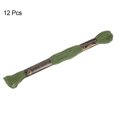thumbnail image 3 of Unique Bargains Fil à Broder Vert Foncé, 8 m - 12 Écheveaux, 3 of 6