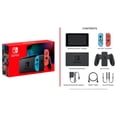 thumbnail image 2 of Nintendo Switch Neon Red Blue Joy-Con Console Mario Kart 8 Deluxe Bundle, with Mytrix Tempered Glass Screen Protector - Improved Battery Life Console with the Best Mario Kart Game, 2 of 9