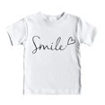thumbnail image 4 of WEIYLL T-Shirt pour Garçons Unisexe à Imprimé de Lettres Drôle Col Rond Manches Courtes Blanc Hauts pour Enfants pour 2-3 Ans, 4 of 4