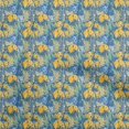 thumbnail image 1 of oneOone Tissu Velours Bleu Abstrait Matériel de Couture Imprimé Tissu au Mètre 58 Pouces de Large, 1 of 5