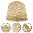 thumbnail image 3 of Bamboo Lamp Shade Vintage Lampshade for Floor Light Table Lamp Pendant Light, 3 of 8