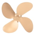 thumbnail image 1 of Lame de Ventilateur de Cheminée, Alliage d'Aluminium Conception Standard Meilleure Circulation d'Air Lame de Ventilateur de Poêle 4 Lames pour la Réparation Noir, Rouge, Or, Argent, Bronze, 1 of 8