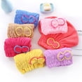 thumbnail image 4 of 6 Couleurs Chapeau de Cheveux en Microfibre Séchage Rapide Turban pour Femmes, 4 of 6