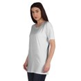thumbnail image 4 of Inkmeso Plain Basic Tshirt Long Length Tee Short Sleeve Workout Top For Women, 4 of 9