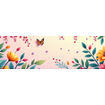 thumbnail image 4 of Floral Themed Colorful Backdrop Banner with Butterflies and Berries Spring Party Decorations Background Photo Booth Props Garden Gatherings Outdoor Celebrations, 4 of 4