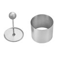 thumbnail image 2 of Stainless Steel Round Cold Dish Mould with Push Board, Creative Salad Dish, 2 of 4