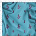 thumbnail image 4 of Soimoi Moss Georgette Fabric Artistic Leaves Print Fabric by The Yard 42 Inch Wide, 4 of 5