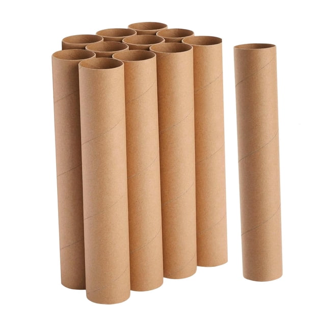 GUOOL 12 Pieces Cardboard Tubes Paper Towel Tubes for Family DIY Projects Handmade 20cm