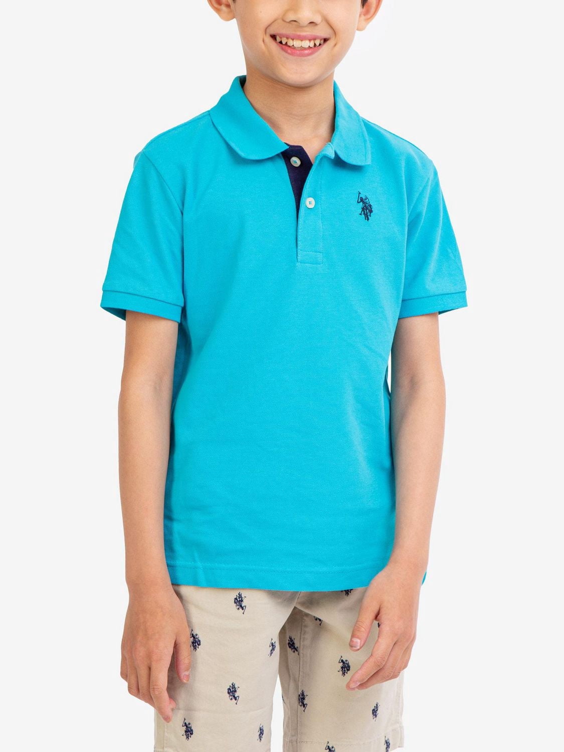 U.S. Polo Assn. Boy's Short Sleeve Polo Shirt