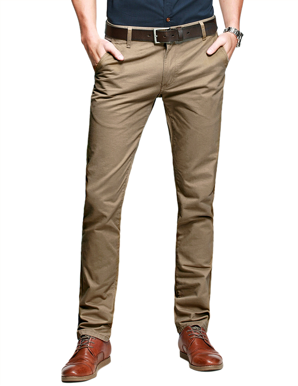 Matchstick Men's Casual Comfy Elastic Pants