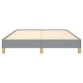thumbnail image 3 of vidaXL Bed Frame Light Grey 152x203 cm Queen Fabric, 3 of 6