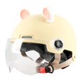 thumbnail image 1 of Open Face Helmet Cute Lightweight Half Face Helmet Accessory Yellow, 1 of 9