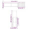 thumbnail image 4 of vidaXL Ensemble de Jeu Extérieur Bois Massif Pin, 4 of 5