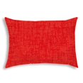 thumbnail image 1 of Joita Tissage Intérieur / Extérieur Oreiller Cousu Fermé - Tissu Polyester Rouge, 1 of 2