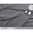 thumbnail image 3 of Soimoi Moss Georgette Fabric Aztec Small Decor Fabric Printed Yard 42 Inch Wide, 3 of 3