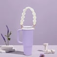 thumbnail image 1 of Vaidha Flower Water Cup Hanging Rope Ring Adjustable Portable Kettle Cup With Pendant, 1 of 3