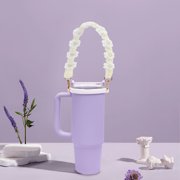 TopLLC Flower Water Cup Hanging Rope Ring Adjustable Portable Kettle Cup With Pendant Water bottle cup hanging strap