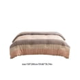 thumbnail image 3 of Todaioua Grey Pink Striped Washed Microfiber Quilt All Season Lightweight Comforter for Bed Dormitory Air Conditioning Soft Warm Breathable Bedding Reversible Easy Care Throw Blanket, 3 of 7