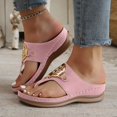 thumbnail image 4 of Womens Flip Flops Orthopedic Sandals Summer Comfortable Walking Thongs Beach Arch Support Slip on Slippers, 4 of 7