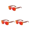 thumbnail image 3 of Decodeary Protection Bois Mode Lentille Colorée Options Monture Légère Rouge 3 Ensembles, 3 of 6