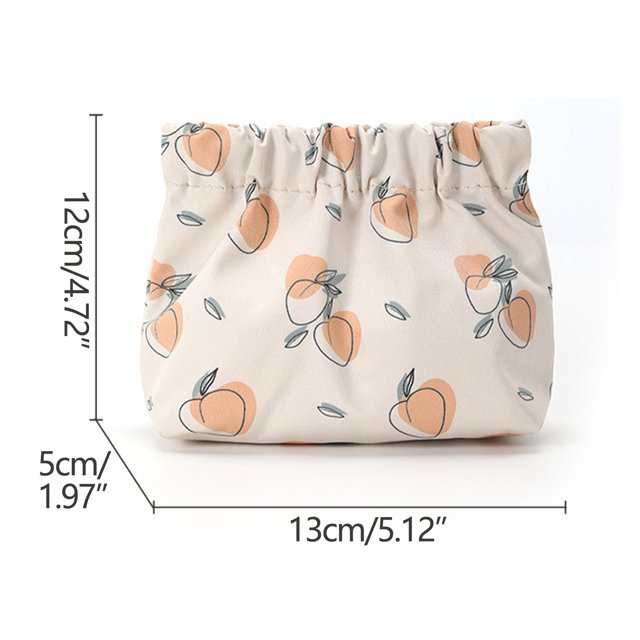 Pompotops Sac de Rangement pour Rouge à Lèvres Imprimé Shrapnel Sac de Changement de Clé Sac Cosmétique Petit Sac Sac de Cabine Sac de Rangement Portable Dessin Animé Mini Sac de Rangement Liquidation
