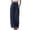 Navy, variant on LOVZFMLL Women's Pants, Casual Solid Pants Comfortable Elastic High Waist Wide Leg Full Length Trousers White, 2XL