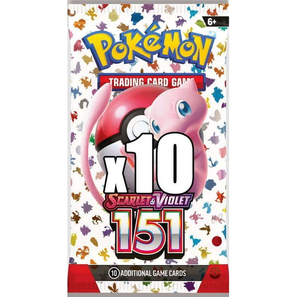 Trading Card Game Scarlet & Violet Pokemon 151 LOT of 10 Booster