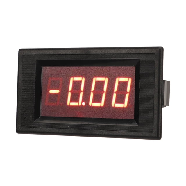 Compteur de Vitesse RPM, Tachymètre LED Numérique, Jauge de Vitesse RPM Haute Précision Testée pour Fréquence 0.5-9999Hz, Panneau d'Affichage LED 0.56 Pouce, Installation Facile, Construction en Matériau ABS