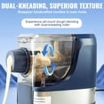 thumbnail image 4 of KFFKFF Electric Noodle Machine, 150W Auto Pasta Crafting Device, Offers 8 Unique Pasta Forms, Equipped with 4 Smart Settings, Holds up to 500g of Flour, Includes Measuring Tools and Cleaning Brush, 4 of 9