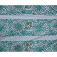 thumbnail image 4 of oneOone Polyester Lycra Fabric Leaves & Floral Block Printed Fabric 1 Yard 56 Inch Wide, 4 of 4