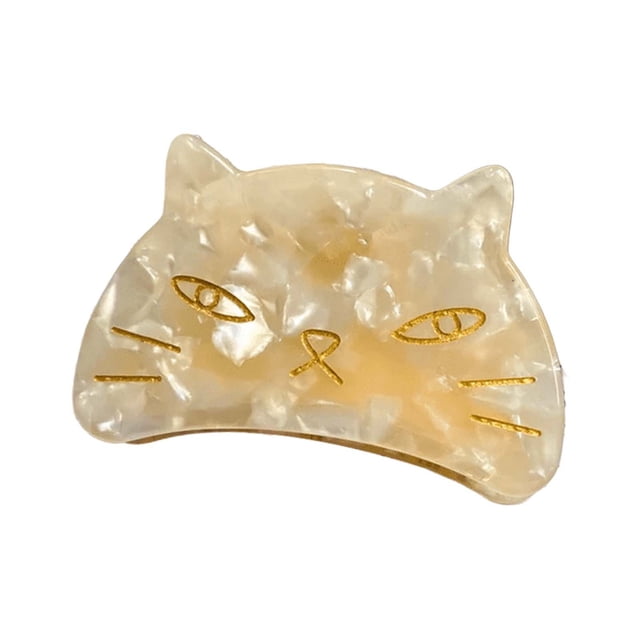 Cute Cat Hair Funny Hair Clips Clip Hair Clips Cute Cat Hair Clips for Ladies French Leopard Print Hair Clips